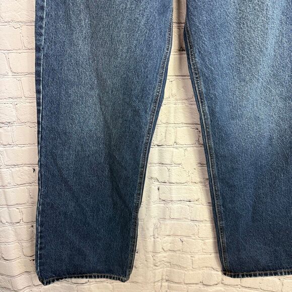 Just Black Full Length High Rise Straight Leg Jeans Size 31 - Picture 4 of 9